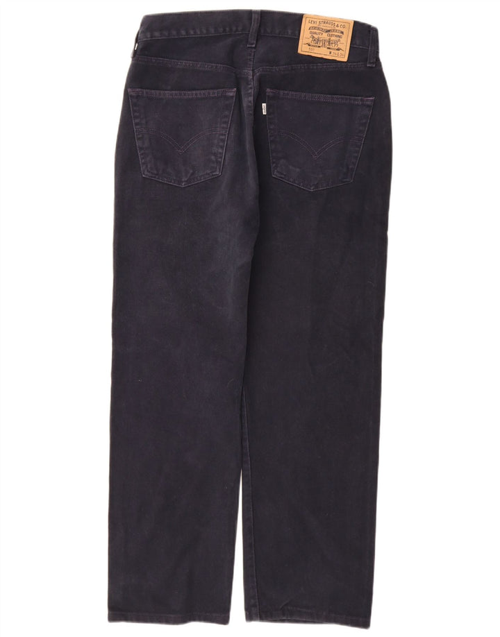 Levi's Herre 551 lige jeans W34 L30 Marineblå bomuld