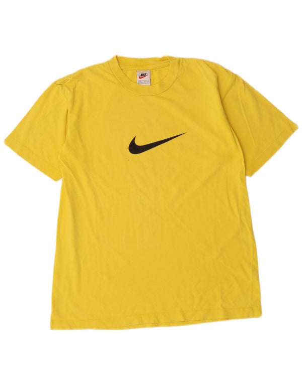 NIKE drenge grafisk t-shirt top 13-14 år XL gul bomuld