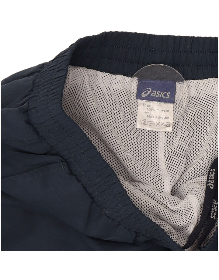 Asics Boys træningsdragt bukser 11-12 år marineblå polyester