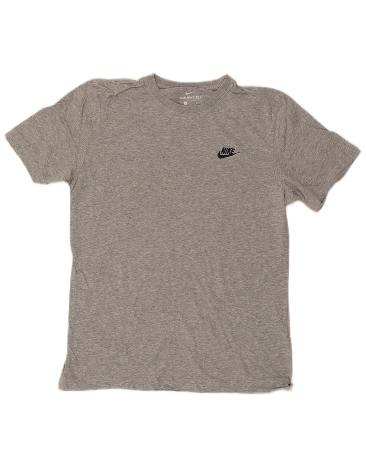 Nike Mens T-Shirt Top Small Grey Flecked Cotton