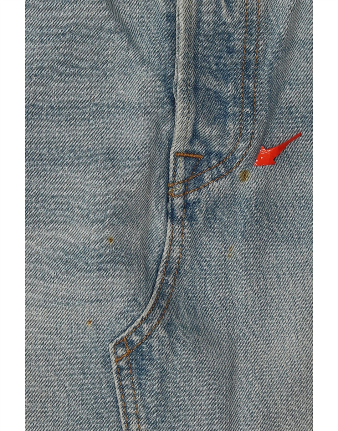 LEVI'S Womens Distressed Denim Skirt W26 Small Blue Cotton Vintage Levi's and Second-Hand Levi's from Messina Hembry 