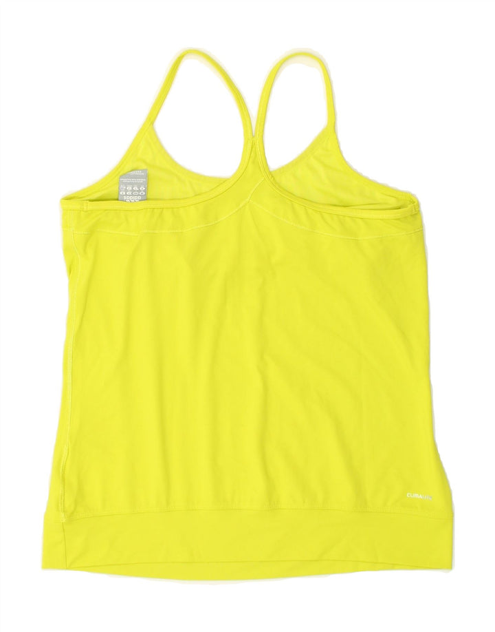 ADIDAS Womens Cami Top UK 18 XL Green Polyester | Vintage Adidas | Thrift | Second-Hand Adidas | Used Clothing | Messina Hembry 