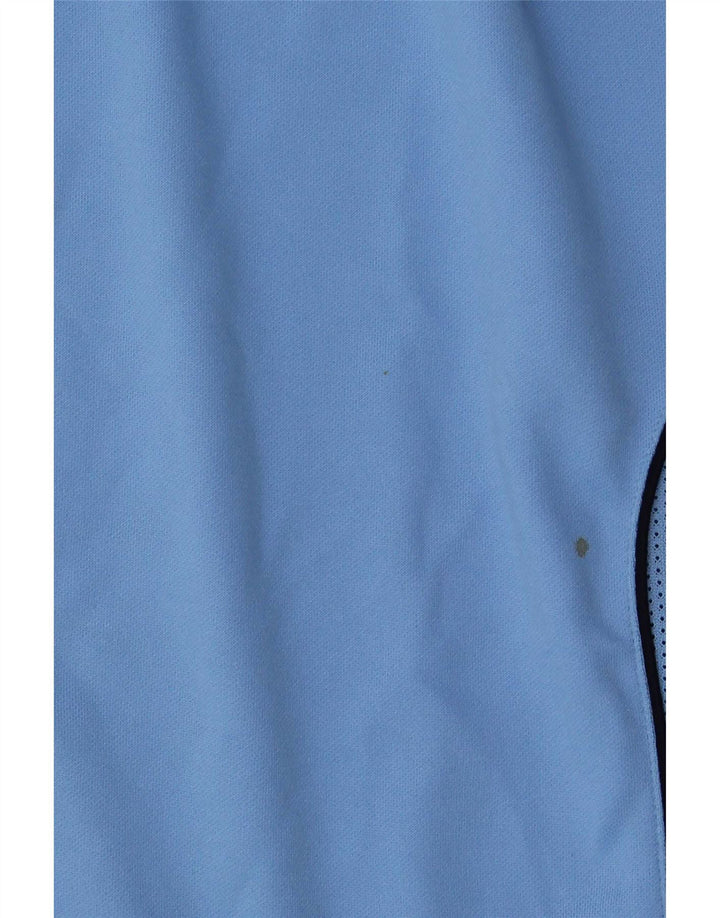 Asics Herre grafisk T-shirt Top Medium Blue Colourblock Polyester