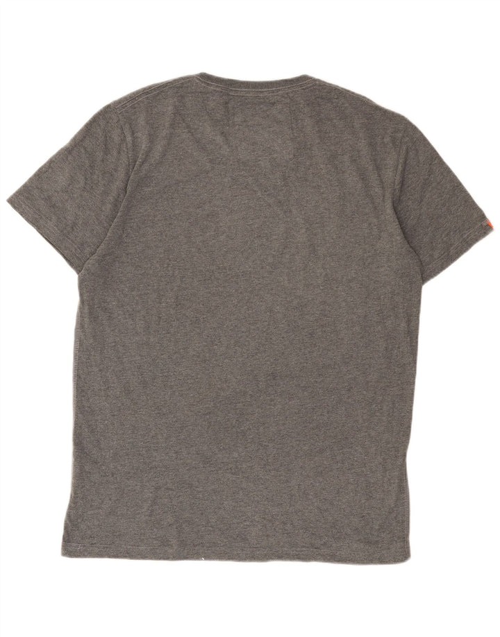 Superdry Herre grafisk T-shirt Top XL Grå Bomuld
