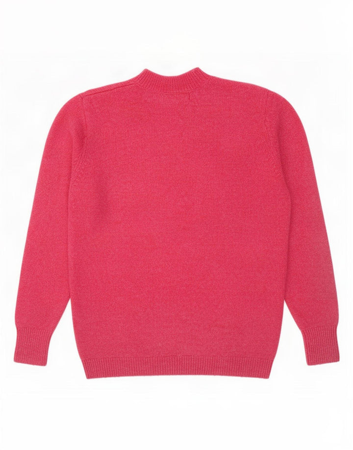 Marks & Spencer Dame Turtle Neck Jumper Sweater UK 14 Medium Pink