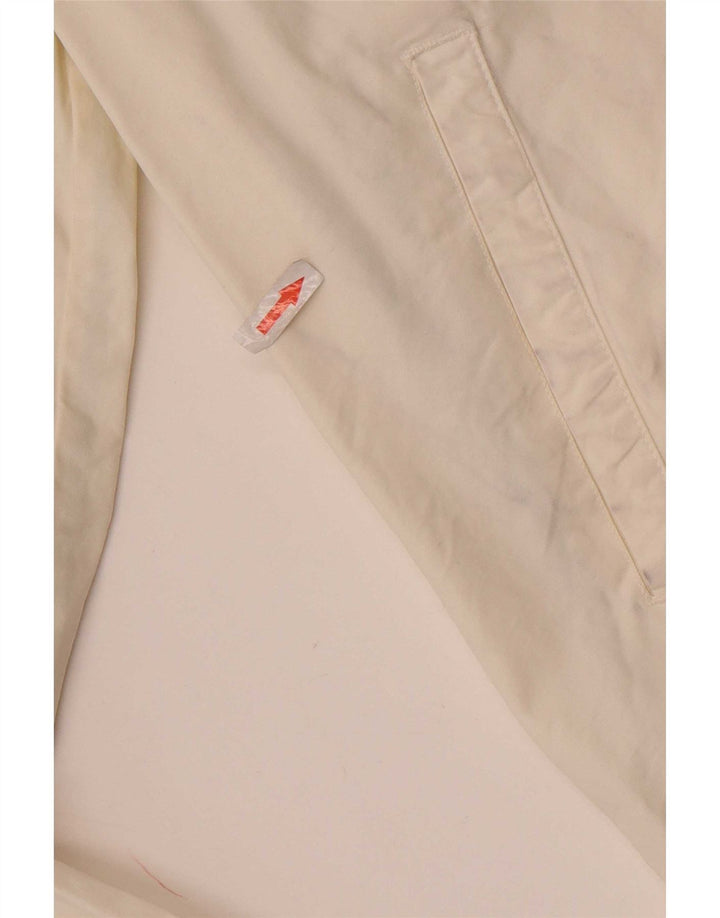 Murphy & Nye Graphic Bomber Jacket til kvinder UK 16 Stor hvid bomuld