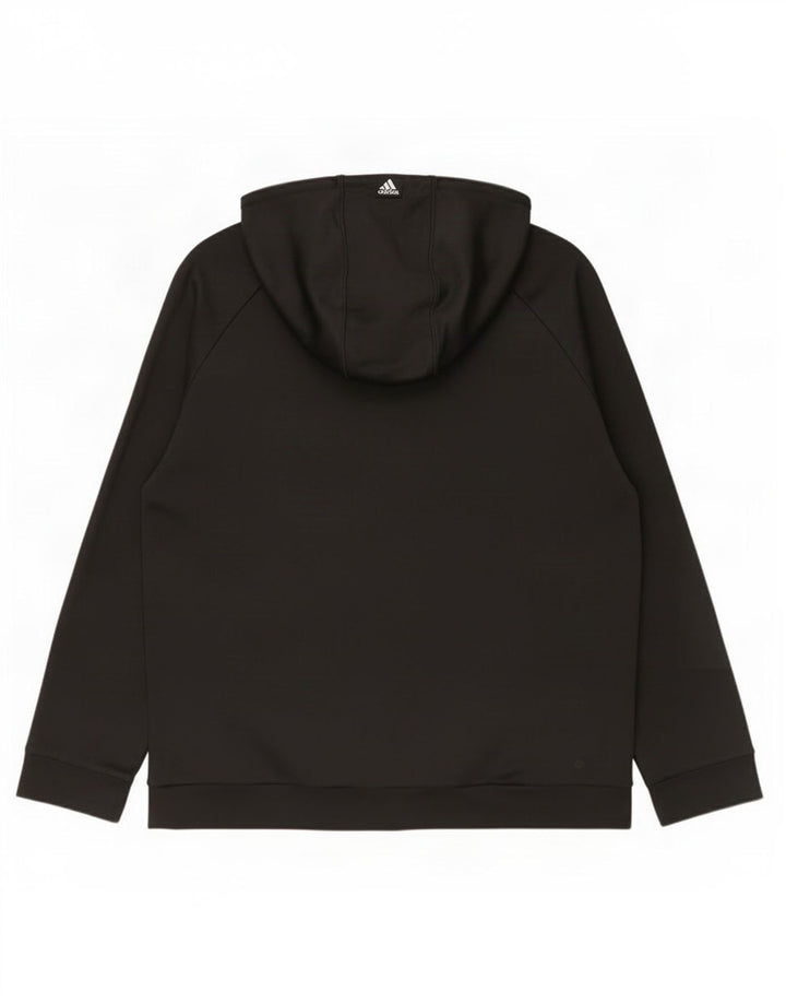 Adidas Grafisk hættetrøje til mænd XL sort polyester