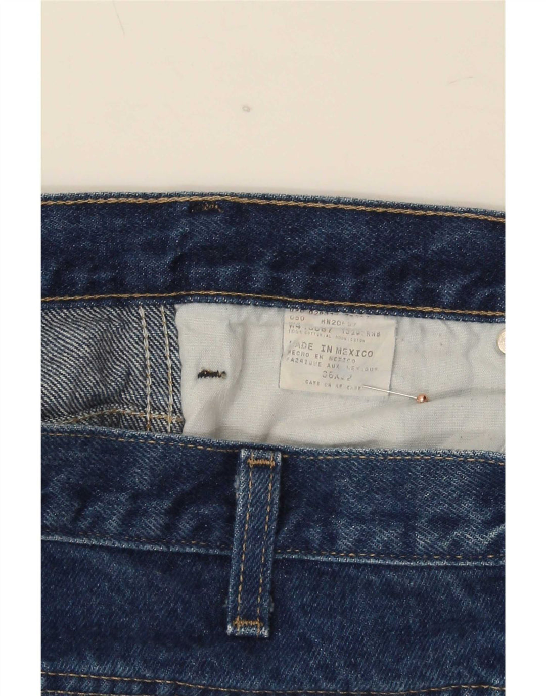 Dickies Herre løse jeans W36 L27 blå bomuld