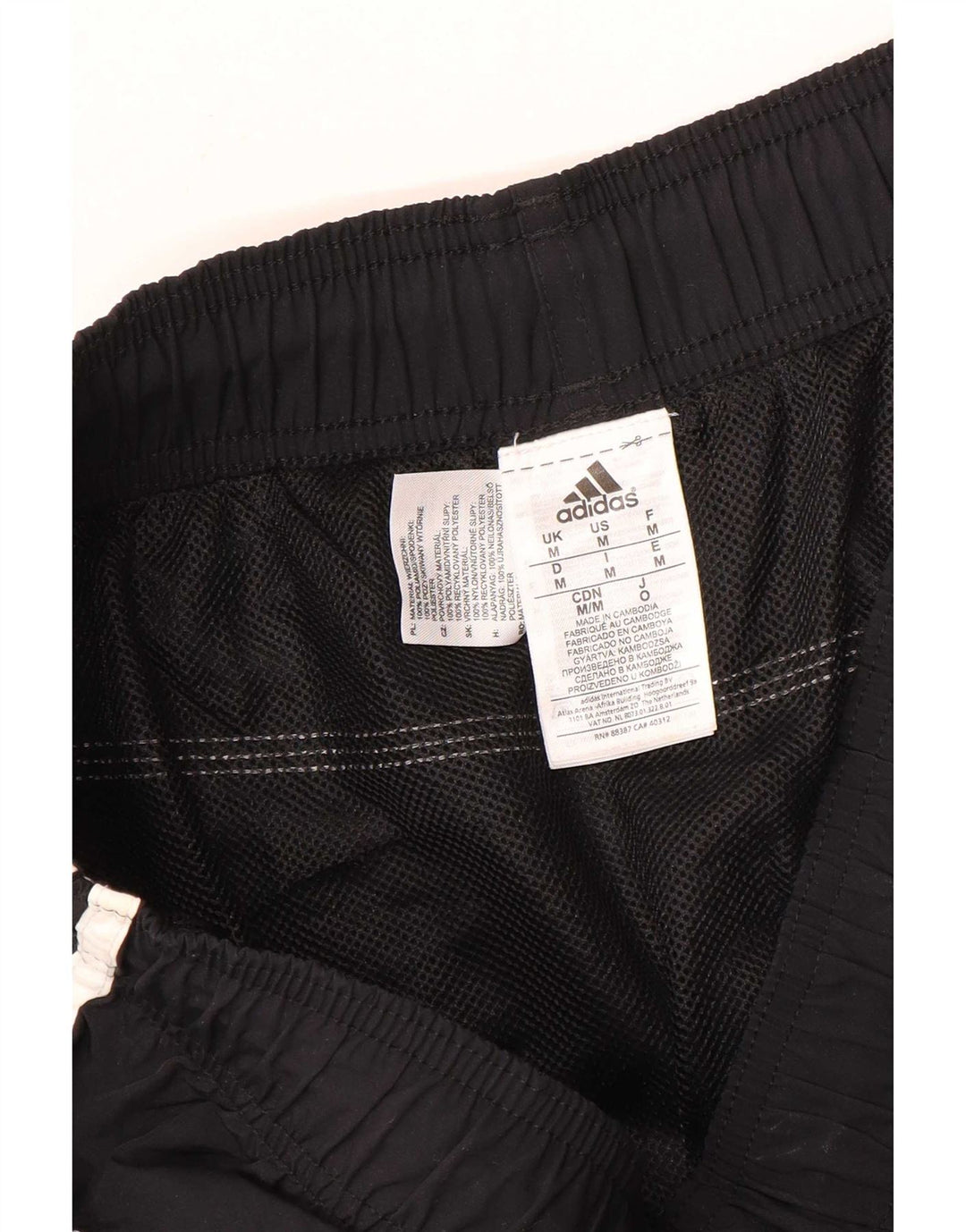 Adidas Herre Sportshorts Medium Sort Nylon
