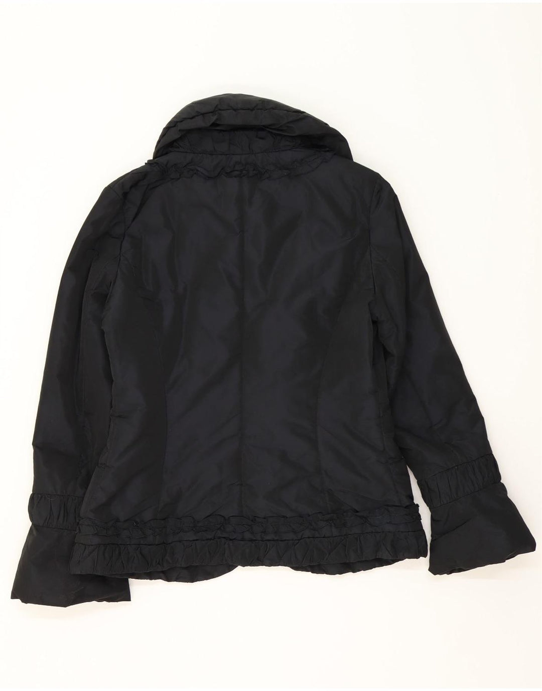 BOND STREET Womens Padded Blazer Jacket IT 44 Medium Navy Blue Polyester Vintage Bond Street and Second-Hand Bond Street from Messina Hembry 