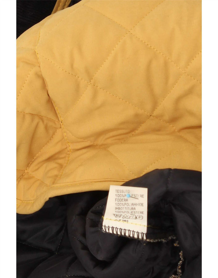 Wilkes&Akerman Herre quiltet jakke UK 38 Medium Gul Polyester