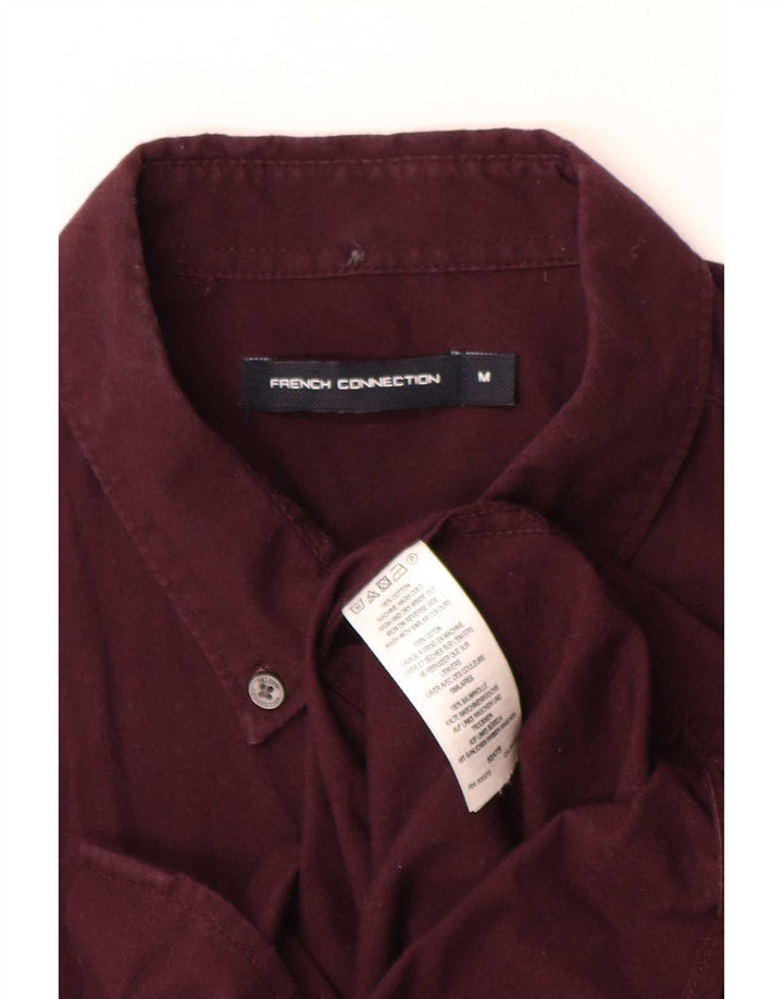 French Connection Herreskjorte Medium Bourgogne bomuld