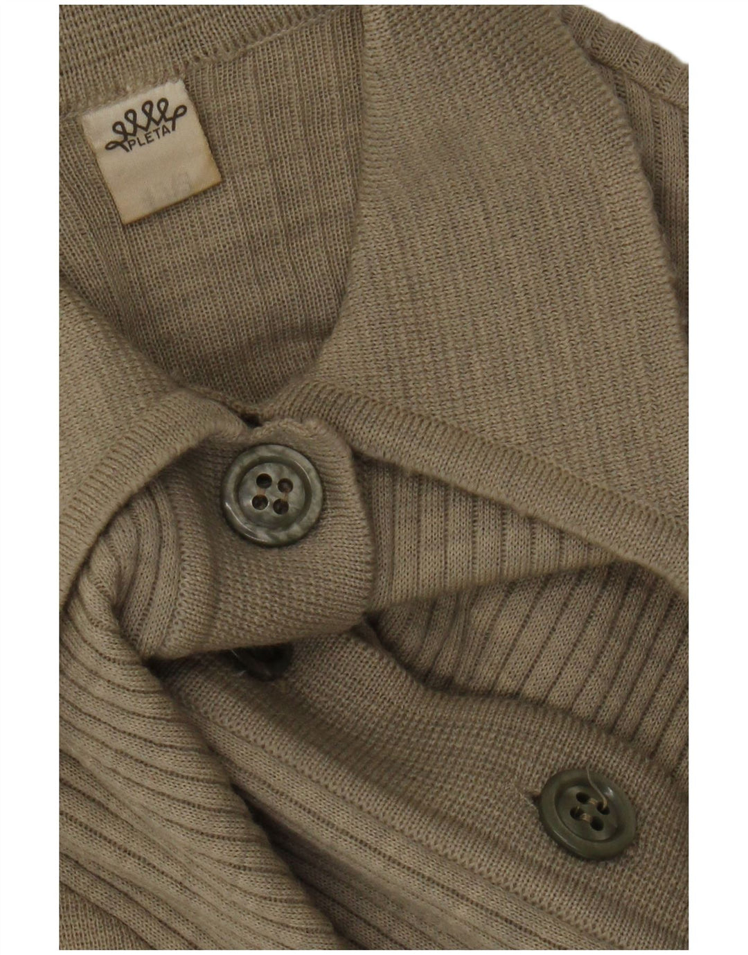 Vintage dame cardigan sweater UK 8 Small Beige