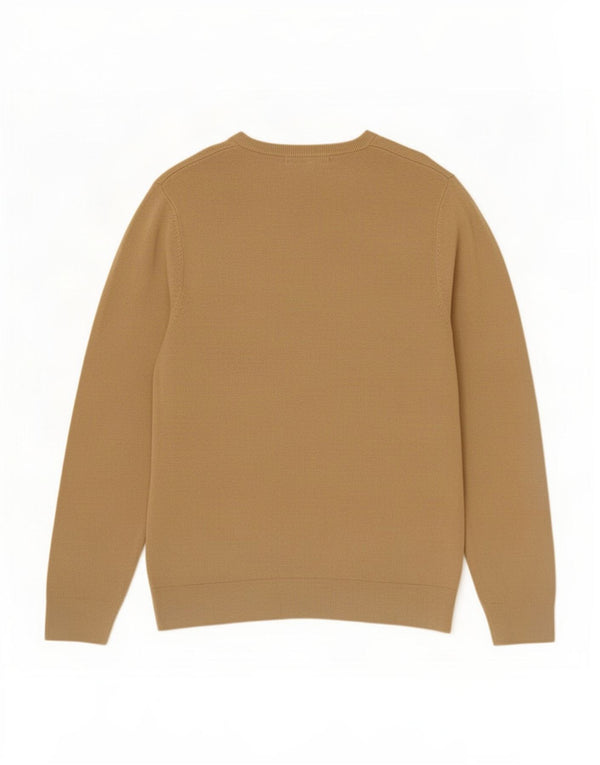 Marks & Spencer Herre V-hals sweater Medium Beige Akryl
