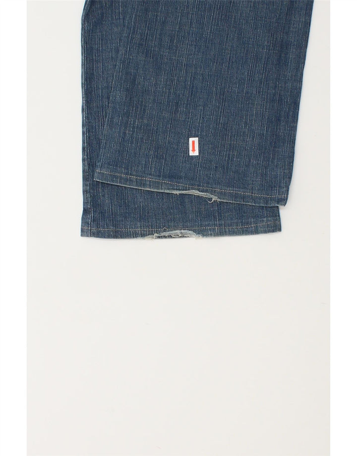 TRUSSARDI Womens Bootcut Jeans W27 L30  Blue Cotton Vintage Trussardi and Second-Hand Trussardi from Messina Hembry 