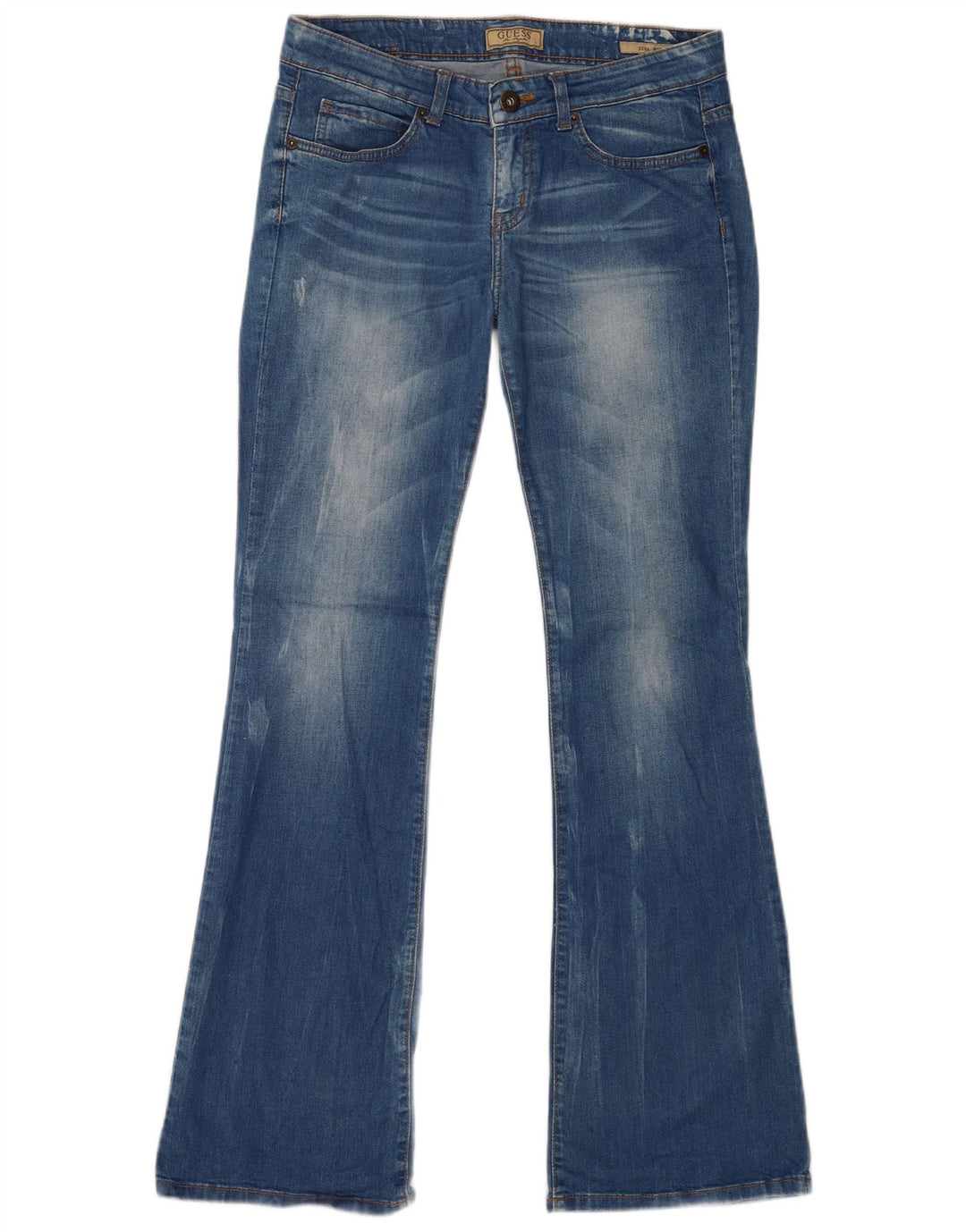 Guess Dame Bootcut Jeans W30 L30 Blå Bomuld