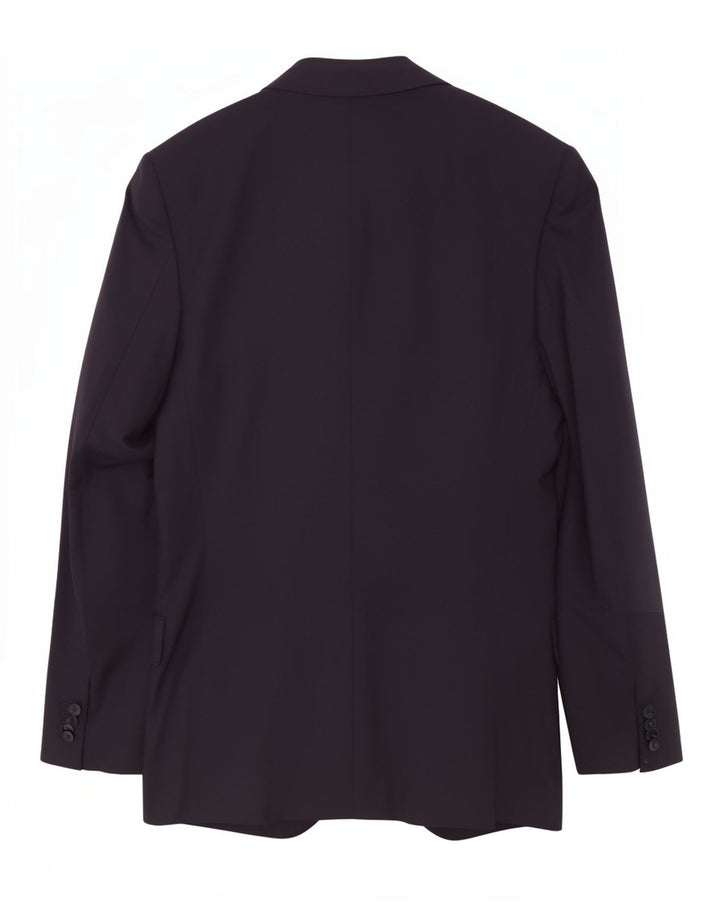 Boggi Milano Herre 2 Button Blazer Jacket IT 48 Medium Navy Blue Classic