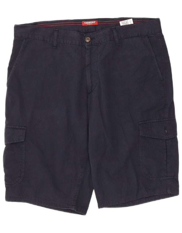 Carrera Herre 618 Cargo Shorts W34 Large Navy Blue Bomuld
