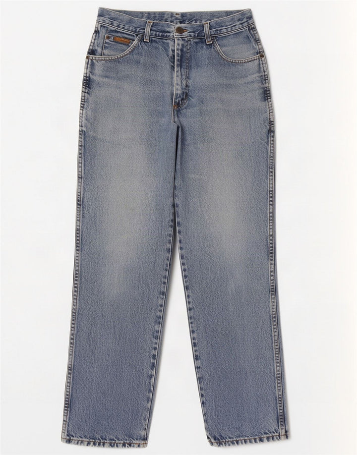 Wrangler Herre Ohio Straight Jeans W32 L32 Blå Bomuld