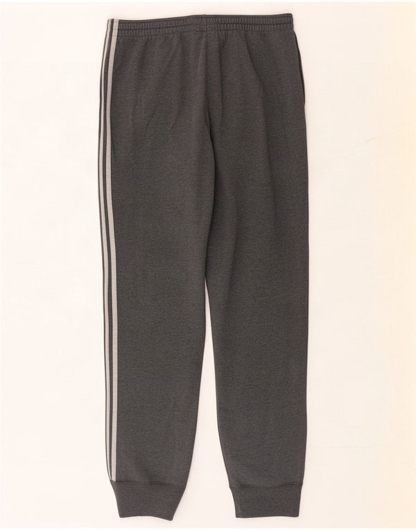 Adidas Drenge Træningsdragt Bukser Joggers 13-14 År Grå Bomuld
