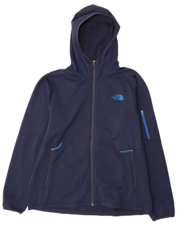 The North Face Træningsdragt med hætte til mænd, topjakke XL marineblå