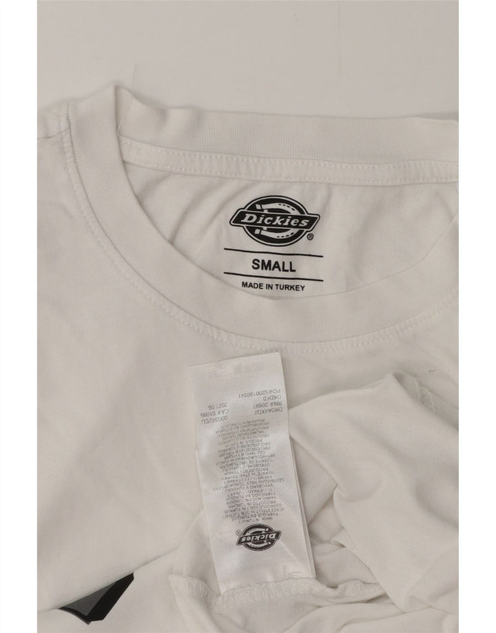 DICKIES Grafisk T-shirt til mænd, lille hvid bomuld
