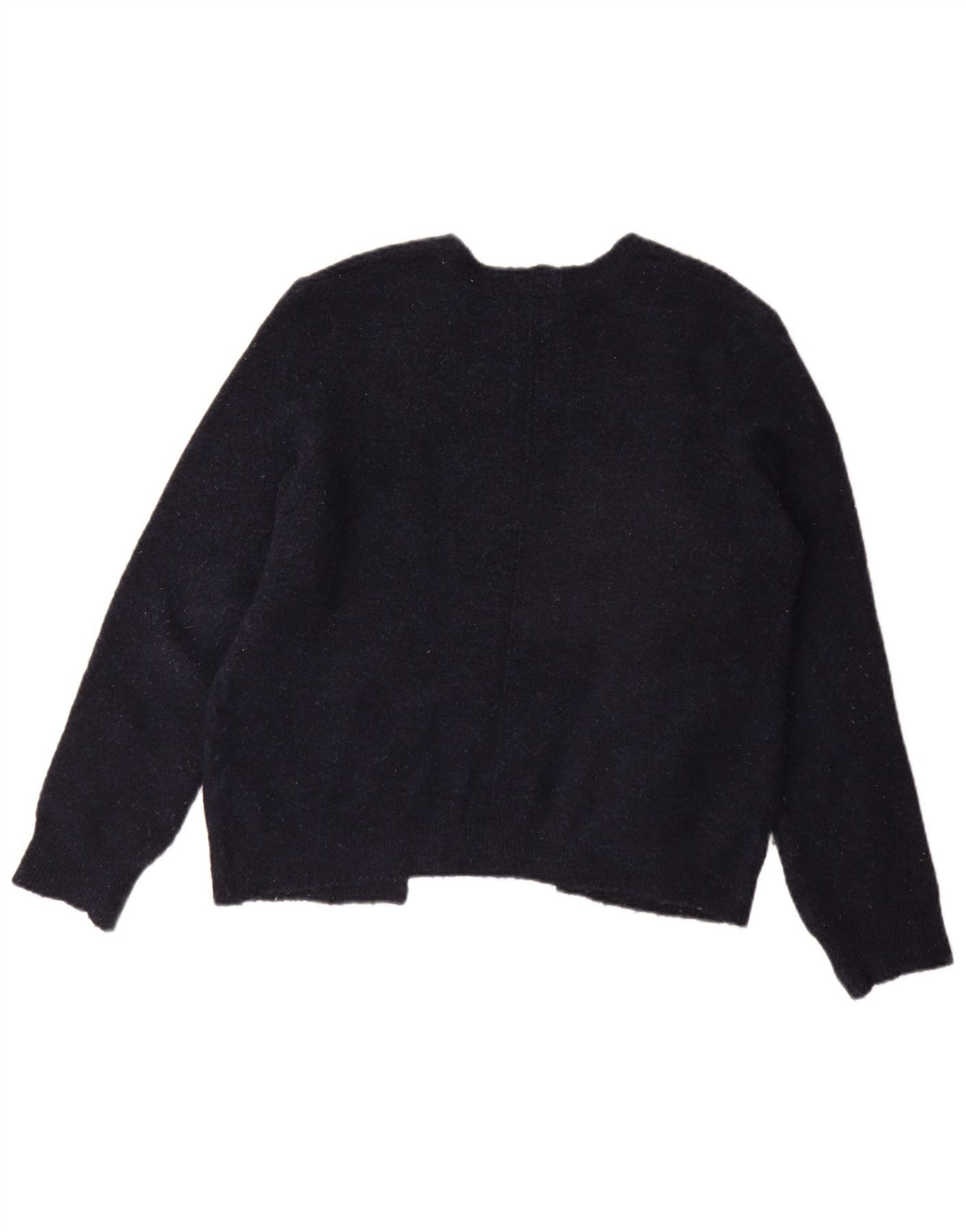 Fat Face Dame Oversized Open Cardigan Sweater UK 8 Small Navy Blue
