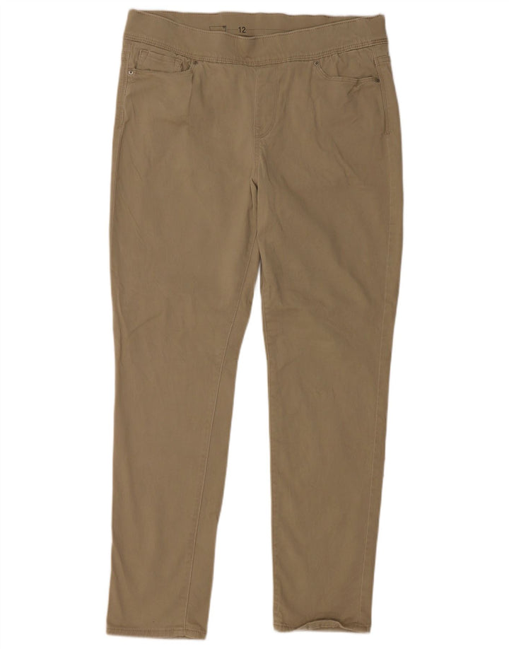 LEVI'S Skinny Casual Bukser til kvinder US 12 Large W31 L29 Beige Bomuld