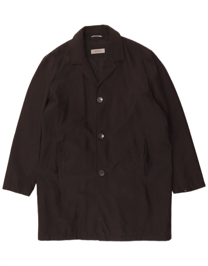Karl Lagerfeld Herre Overfrakke EU 54 2XL Sort Polyester