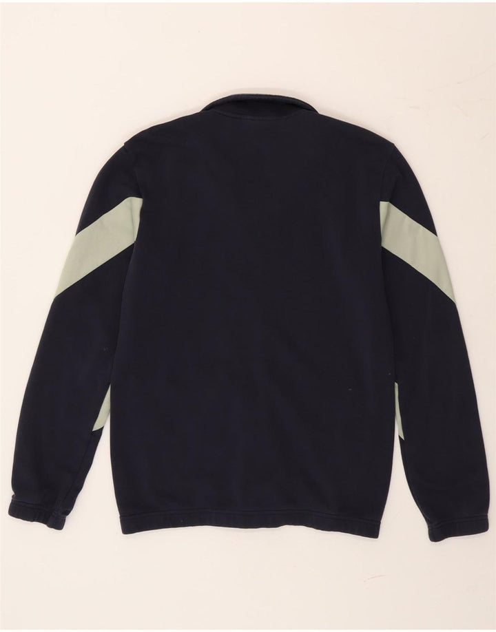 Adidas Træningsdragt til mænd, topjakke, lille marineblå Colourblock Bomuld