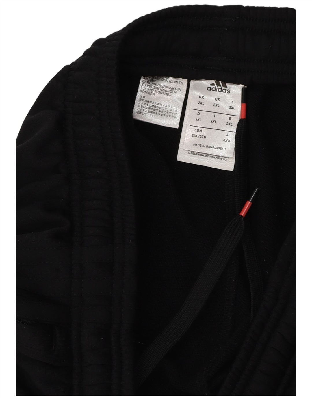 ADIDAS Træningsdragt bukser til mænd 2XL sort polyester