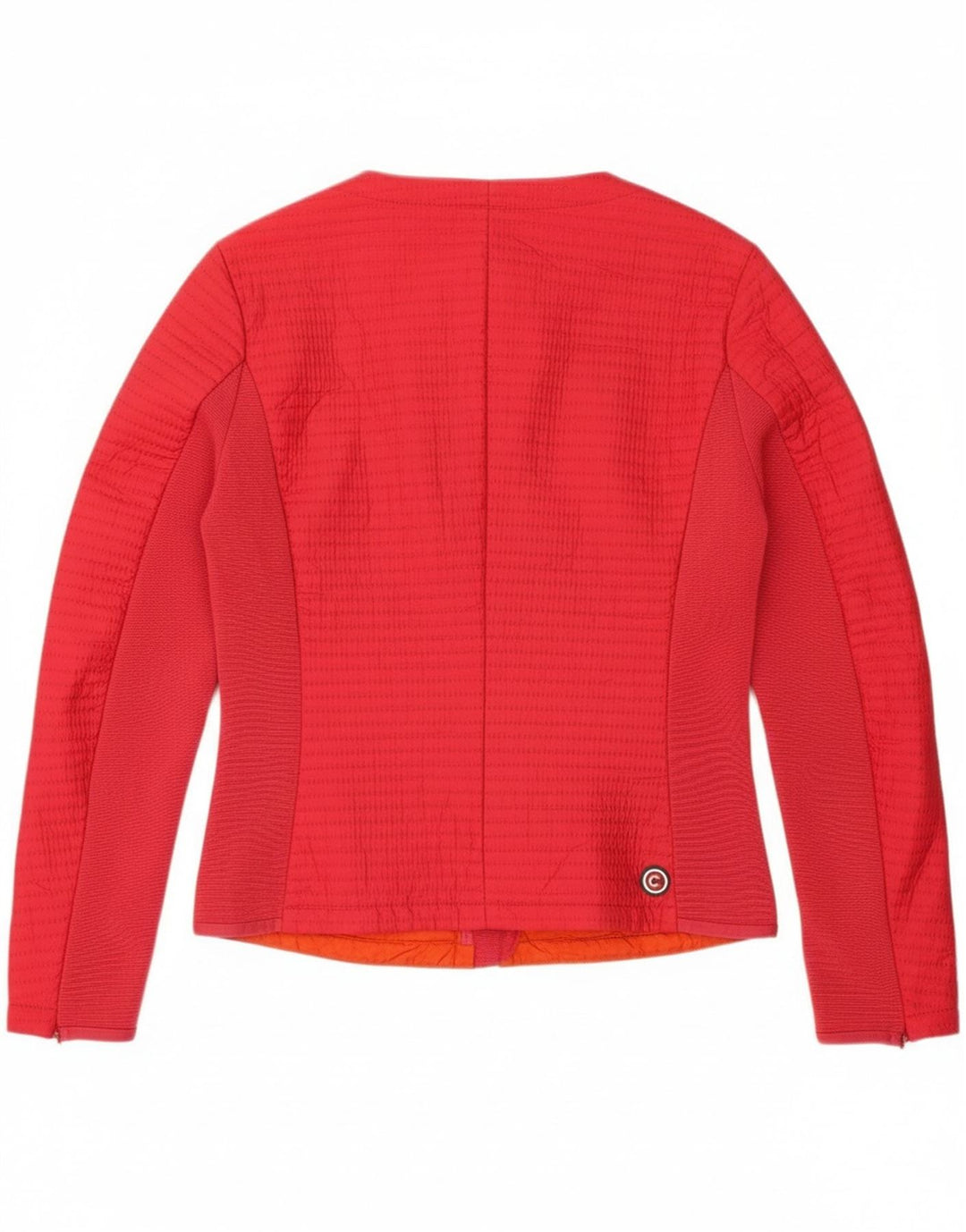COLMAR Womens Racer Jacket IT 42 Small Red Polyester