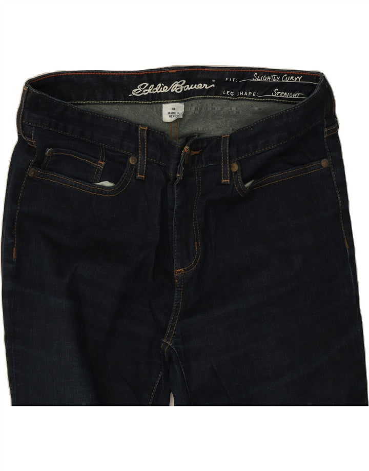 EDDIE BAUER Womens Straight Jeans US 8 Medium W30 L31 Navy Blue Vintage Eddie Bauer and Second-Hand Eddie Bauer from Messina Hembry 