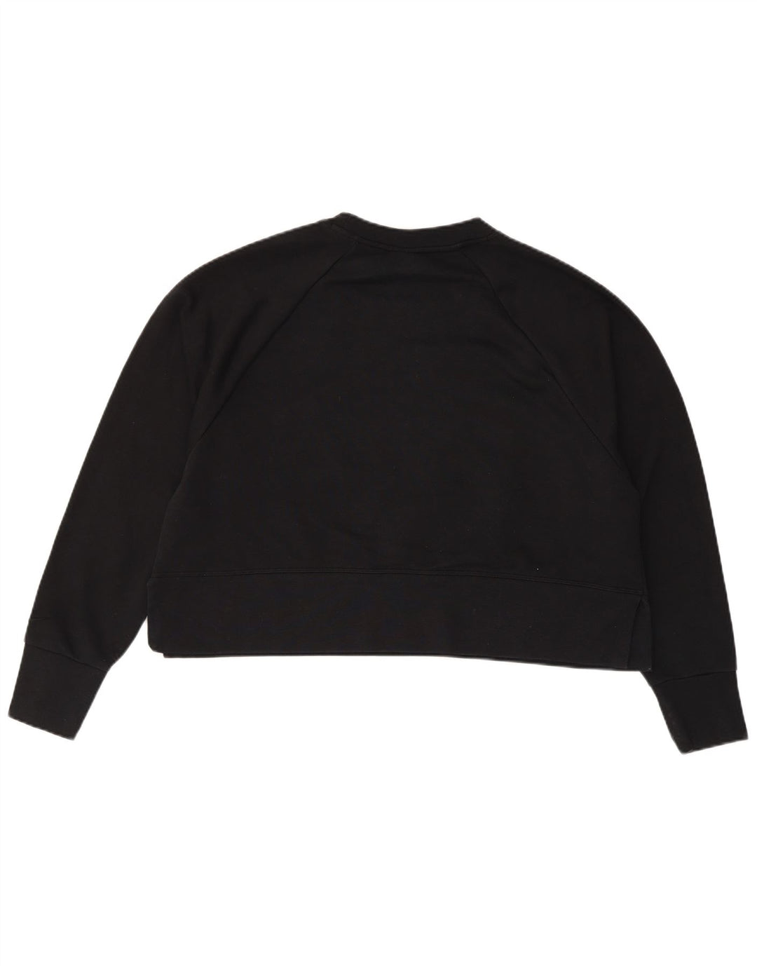 Nike Dame Dri Fit Grafisk Oversized Sweatshirt Jumper UK 14 Medium Sort