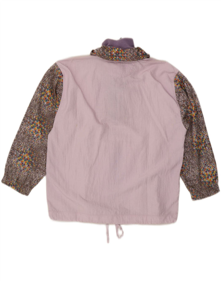 CROSS COUNTRY Dame Anorak Jacket IT 44 Medium Lilla Colourblock