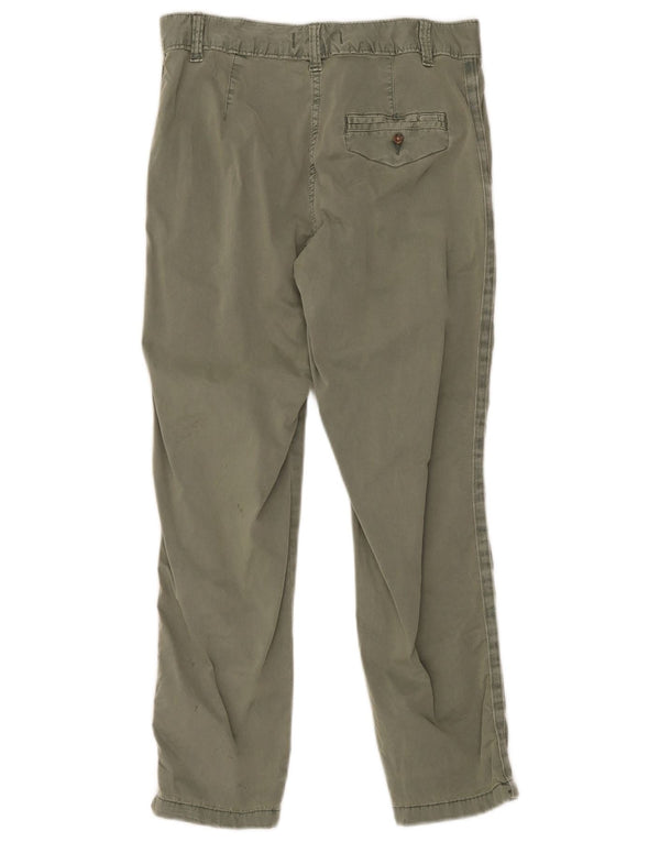 Marks & Spencer Lige Chinobukser til kvinder UK 10 Small W30 L26 Khaki