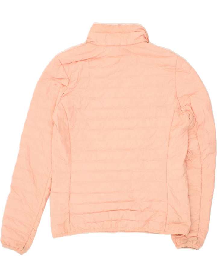 ADIDAS Womens Padded Jacket UK 12/14 Medium Pink Polyester Vintage Adidas and Second-Hand Adidas from Messina Hembry 