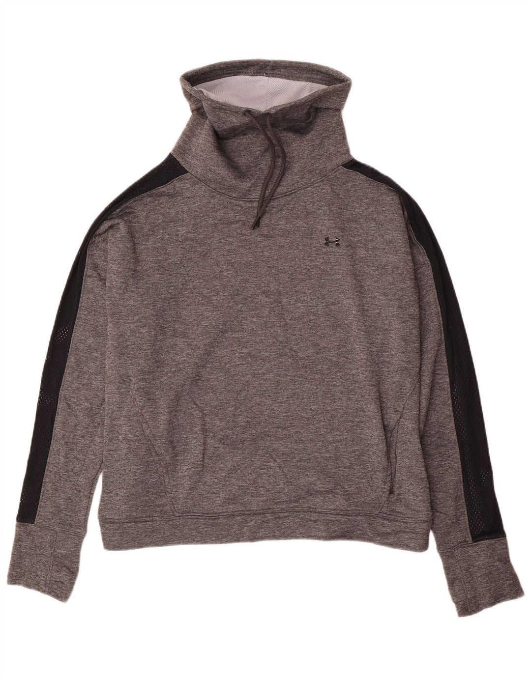 Under Armour Dame Loose Fit Sweatshirt Jumper UK 16 Large Grå Polyester