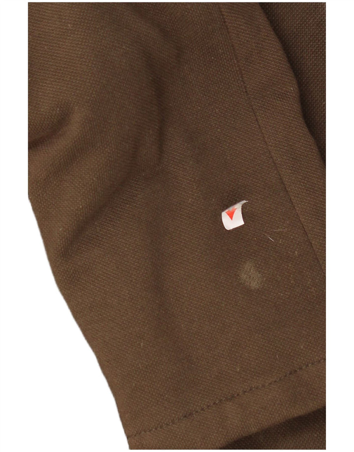 Zara Herre Windbreaker Jacket UK 38 Medium Khaki Bomuld