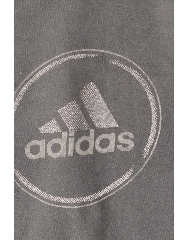 Adidas Herre grafisk T-shirt Top XL Grå Bomuld