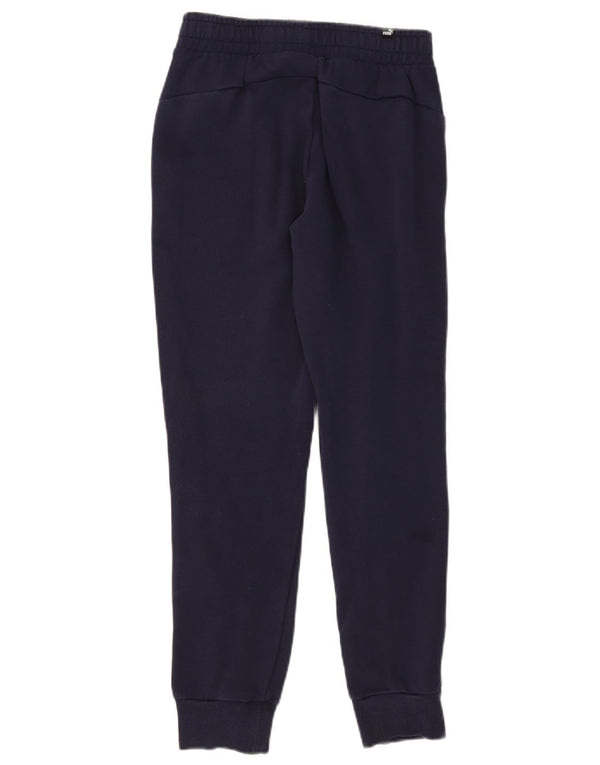 Puma træningsdragt til kvinder Joggers UK 8 Small Navy Blue Cotton