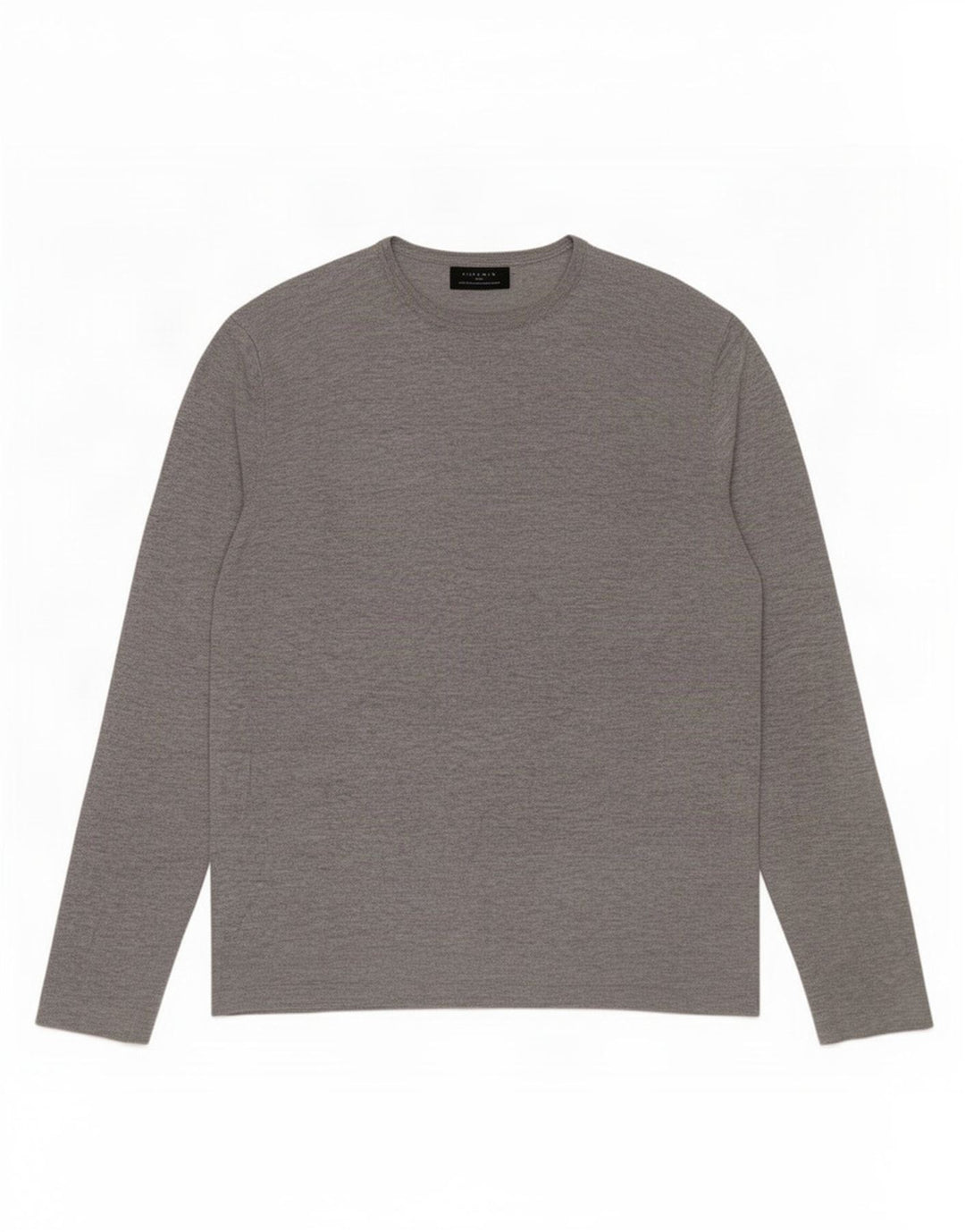 Zara Herre Top Langærmet Medium Grå