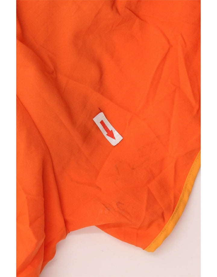 NIKE sportsshorts til kvinder US 4/6 Small Orange Colourblock Polyester