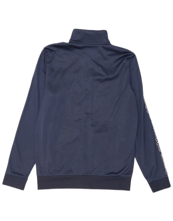 Kappa Herre grafisk træningsdragt Topjakke Medium Navyblå Polyester