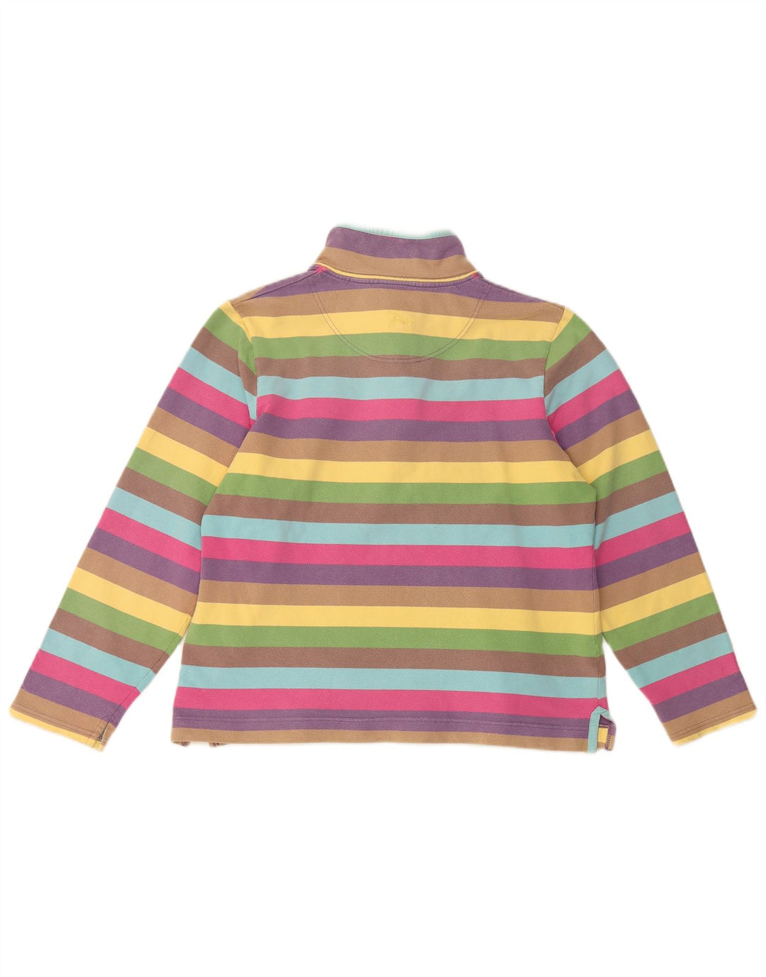 JOULES Dame Sweatshirt Jumper UK 16 Stor Flerfarvet Stribet