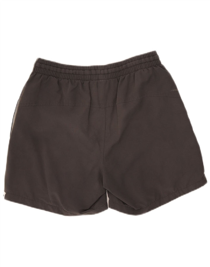 Adidas Herre Climalite grafiske sportsshorts Små grå polyester