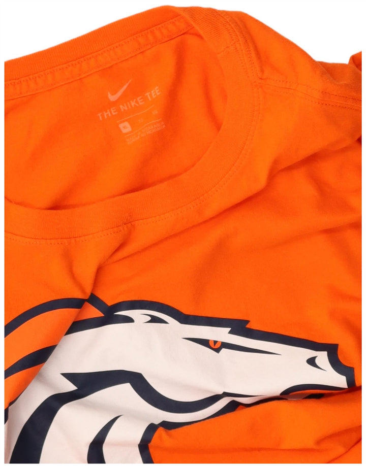 NIKE Mens Denver Broncos Graphic T-Shirt Top XL Orange