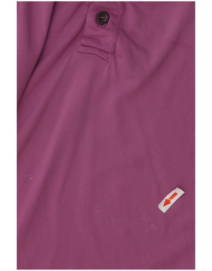 Chervo Herre Polo Shirt IT 52 Stor Lilla Nylon