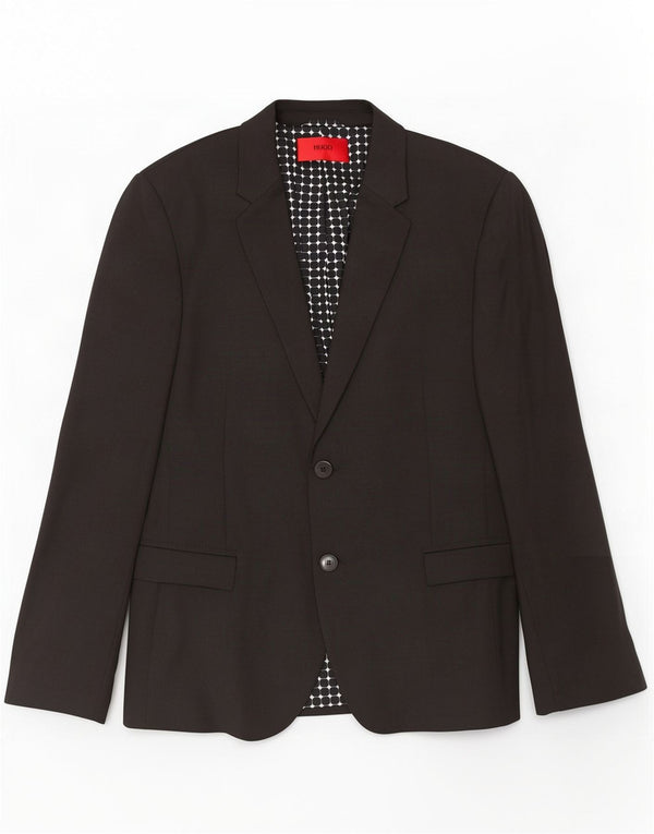Hugo Boss Herre 2-knaps blazerjakke EU 44 XS Sort
