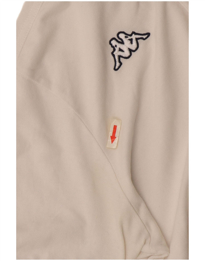 Kappa Herre Polo Shirt Medium White